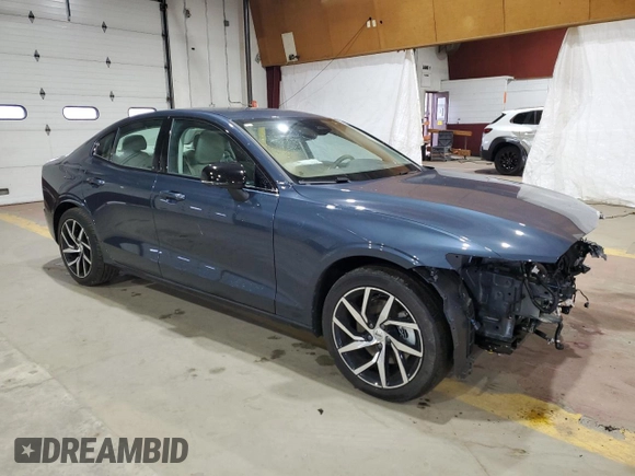 2025 Volvo S60 Plus with VIN 7JRL12GC5SG368742, listed as a Copart auction lot 57953815 with 992 mi miles and Salvage title. Bid and sale history available at DreamBid. Image 4.