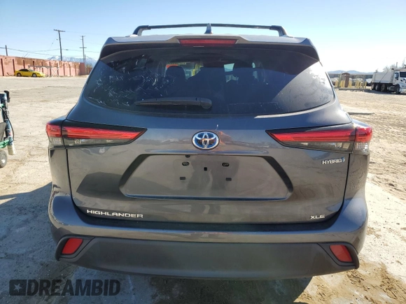 2022 Toyota Highlander Hybrid XLE z VIN 5TDHBRCH6NS551718, wystawiony jako Copart lot #47105095 z przebiegiem 116 263 mil mil oraz Szkoda całkowita • Salvage title. Historia ofert i sprzedaży dostępna na DreamBid. Obrazek 6.