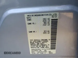 2015 Nissan LEAF SV with VIN 1N4AZ0CP6FC321749, listed as a Copart auction lot 75204493 with 67,831 mi miles. Bid and sale history available at carsss.com. Image 12.