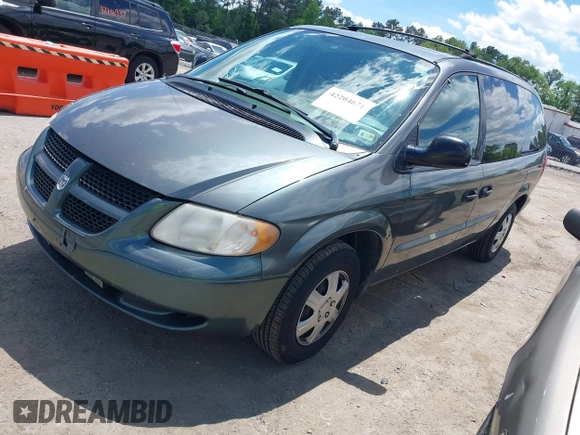2003 Dodge Caravan SE with VIN 1D4GP24343B308925, listed as a IAAI auction lot 42204671 with 166,875 mi miles and . Bid and sale history available at carsss.com. Image 2.