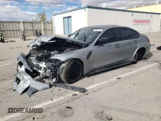 2024 BMW M3 Competition with VIN WBS33AY05RFS22907, listed as a Copart auction lot 70072274 with 5,323 mi miles and Salvage title. Bid and sale history available at DreamBid. Image 1.