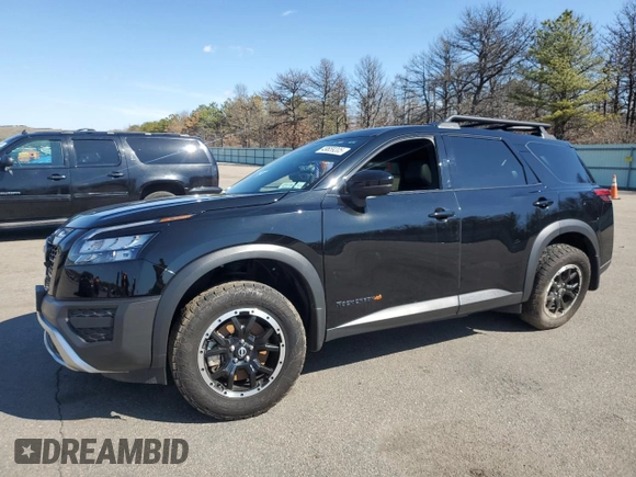 2024 Nissan Pathfinder Rock Creek with VIN 5N1DR3BD1RC224796, listed as a Copart auction lot 49659205 with 22,800 mi miles and Salvage title. Bid and sale history available at DreamBid. Image 1.