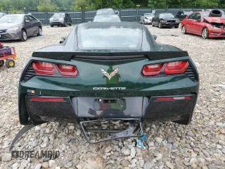 2014 Chevrolet Corvette 2LT with VIN 1G1YC2D7XE5127466, listed as a Copart auction lot 61139044 with 14,515 mi miles and Salvage Title. Bid and sale history available at carsss.com. Image 6.