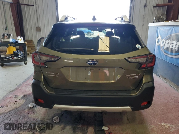 2023 Subaru Outback Touring with VIN 4S4BTAPCXP3172711, listed as a Copart auction lot 89142085 with 21,130 mi miles and Salvage title. Bid and sale history available at DreamBid. Image 6.