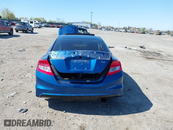 2012 Honda Civic Cpe Si with VIN 2HGFG4A55CH706373, listed as a IAAI auction lot 42061365 with 1 mi miles. Bid and sale history available at carsss.com. Image 16.