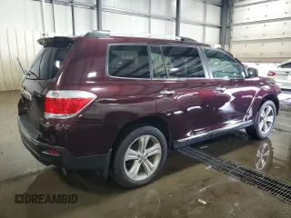 2013 Toyota Highlander Limited with VIN 5TDDK3EH5DS227165, listed as a Copart auction lot 61362485 with 94,258 mi miles and Salvage title. Bid and sale history available at DreamBid. Image 3.