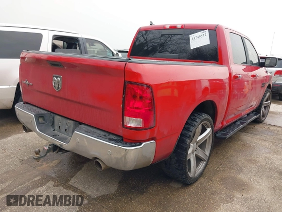 2016 Ram 1500 Lone Star with VIN 1C6RR6LT0GS107528, listed as a IAAI auction lot 41749532 with 348,553 mi miles. Bid and sale history available at carsss.com. Image 4.