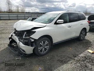 2018 Nissan Pathfinder S with VIN 5N1DR2MM8JC622454, listed as a Copart auction lot 51102095 with 95,472 mi miles and Salvage Title. Bid and sale history available at DreamBid. Image 1.
