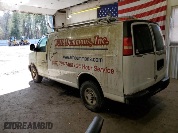 2011 Chevrolet Express Cargo z VIN 1GCZGTCG9B1186826, wystawiony jako Copart lot #82085794 z przebiegiem 202 697 mil mil oraz Nie do naprawy • Non repairable. Historia ofert i sprzedaży dostępna na DreamBid. Obrazek 2.