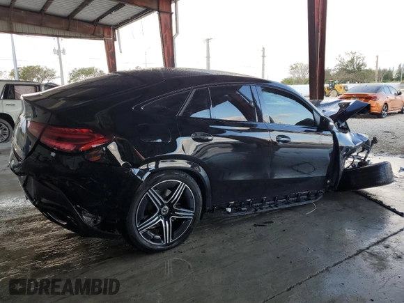 2025 Mercedes-Benz GLE 450 with VIN 4JGFD5KB4SB358859, listed as a Copart auction lot 86479754 with 289 mi miles and Non repairable. Bid and sale history available at DreamBid. Image 3.