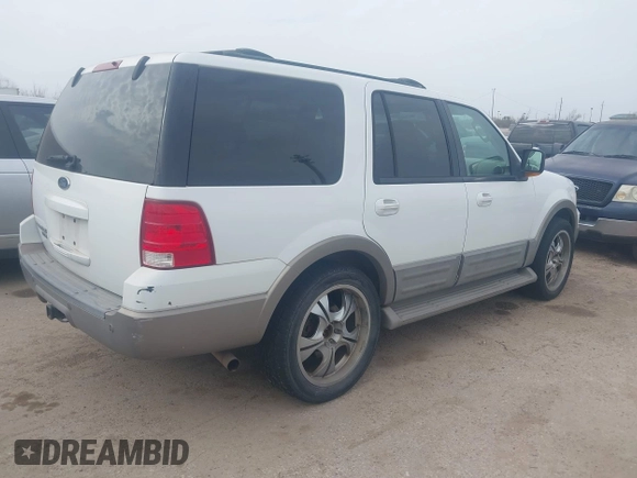 2003 Ford Expedition Eddie Bauer with VIN 1FMRU17W73LB67790, listed as a IAAI auction lot 41736559 with 284,820 mi miles. Bid and sale history available at carsss.com. Image 4.