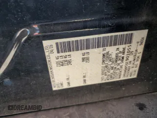 2016 Nissan Maxima SV with VIN 1N4AA6AP5GC901055, listed as a Copart auction lot 54133175 with 105,277 mi miles and Salvage Title. Bid and sale history available at DreamBid. Image 13.