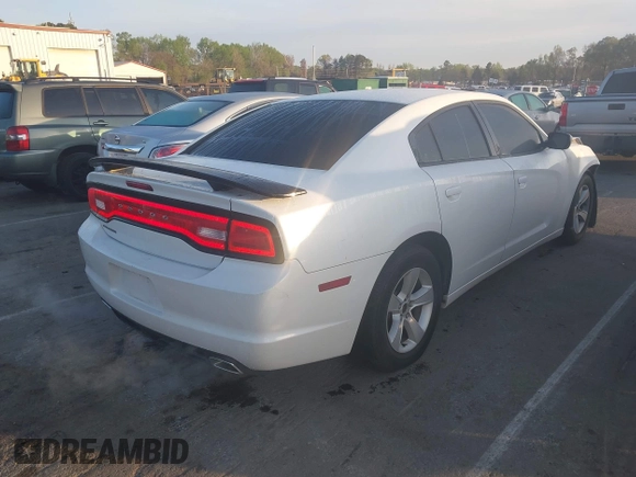 2014 Dodge Charger SE with VIN 2C3CDXBG7EH322291, listed as a IAAI auction lot 41925215 with 169,236 mi miles and . Bid and sale history available at carsss.com. Image 4.