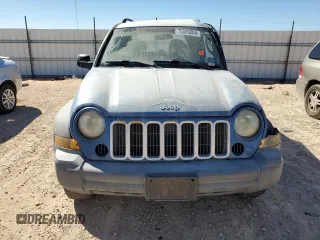 2005 Jeep Liberty Sport with VIN 1J4GK48K55W506055, listed as a Copart auction lot 76595204 with 0 mi miles and Salvage Title. Bid and sale history available at carsss.com. Image 5.