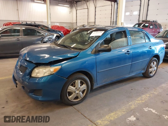 2009 Toyota Corolla with VIN 1NXBU40E19Z027256, listed as a IAAI auction lot 41383298 with 221,545 mi miles. Bid and sale history available at carsss.com. Image 17.