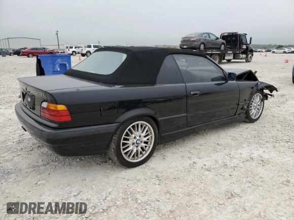 1996 BMW 3-Series 328IC with VIN WBABK8327TET92381, listed as a Copart auction lot 54410784 with 102,695 mi miles and Salvage Title. Bid and sale history available at carsss.com. Image 3.