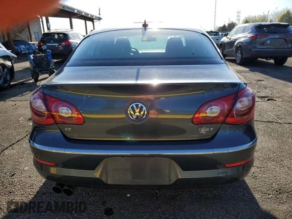 2012 Volkswagen CC Sport PZEV with VIN WVWMP7AN8CE516310, listed as a Copart auction lot 53072225 with 69,031 mi miles and Salvage Title. Bid and sale history available at carsss.com. Image 6.