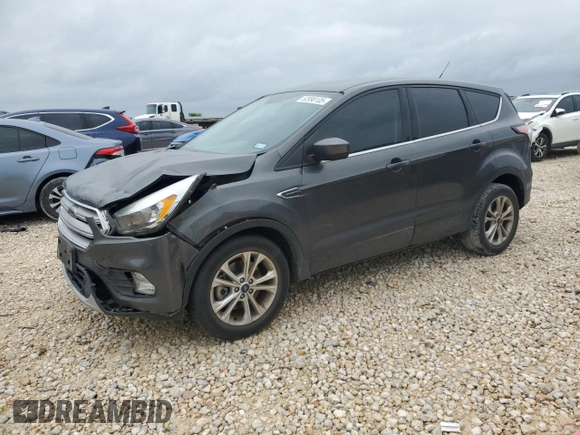 2017 Ford Escape SE with VIN 1FMCU0G98HUE35046, listed as a Copart auction lot 50996105 with 60,765 mi miles and Salvage Title. Bid and sale history available at DreamBid. Image 1.