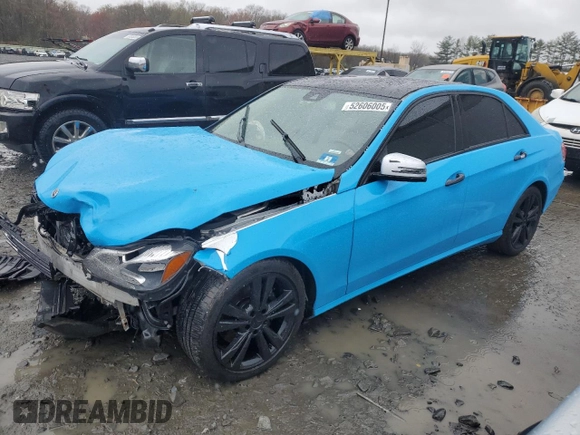 2014 Mercedes-Benz E 350 Luxury with VIN WDDHF8JB7EA962819, listed as a Copart auction lot 52606005 with Not Provided miles and Salvage Title. Bid and sale history available at DreamBid. Image 1.