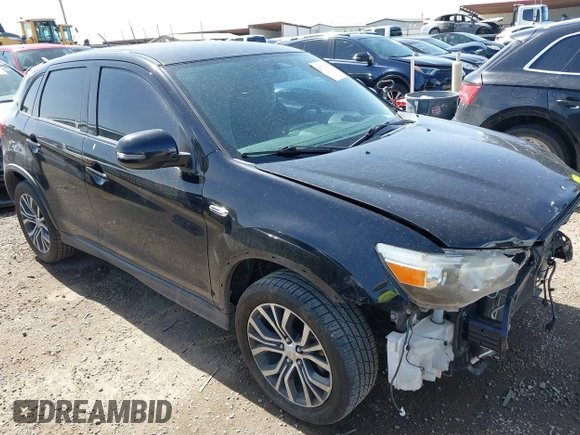 2016 Mitsubishi Outlander Sport 2.0 ES with VIN JA4AP3AU1GZ063563, listed as a IAAI auction lot 41712989 with 60,026 mi miles. Bid and sale history available at carsss.com. Image 1.