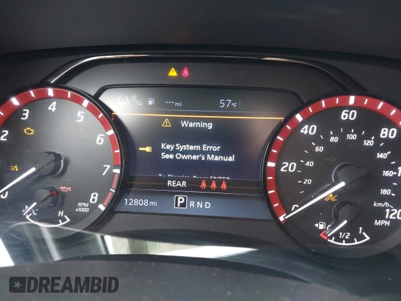 2024 Nissan Frontier SV with VIN 1N6ED1EK0RN654245, listed as a IAAI auction lot 41919490 with 12,808 mi miles and . Bid and sale history available at DreamBid. Image 7.