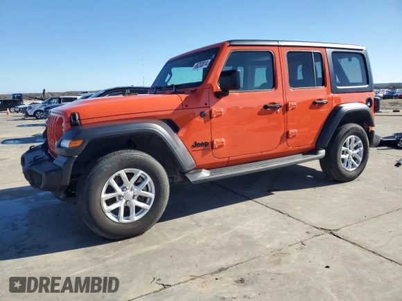 2023 Jeep Wrangler Willys with VIN 1C4HJXDN2PW686743, listed as a Copart auction lot 86203014 with 14,034 mi miles and Clean Title. Bid and sale history available at DreamBid. Image 1.