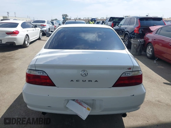 2003 Acura TL Type S with VIN 19UUA56803A024758, listed as a IAAI auction lot 42032492 with 209,302 mi miles. Bid and sale history available at carsss.com. Image 15.