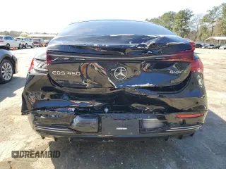 2023 Mercedes-Benz EQS with VIN W1KCG2EB2PA035812, listed as a Copart auction lot 46468554 with 6,696 mi miles. Bid and sale history available at carsss.com. Image 6.