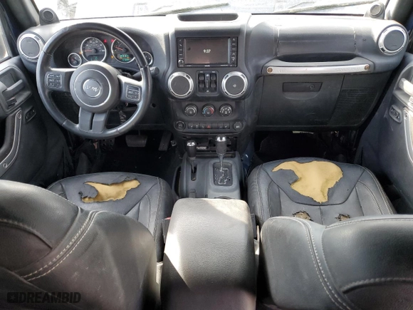 2013 Jeep Wrangler Unlimited Sahara with VIN 1C4BJWEG2DL525287, listed as a Copart auction lot 54232745 with 97,094 mi miles and Clean Title. Bid and sale history available at carsss.com. Image 8.