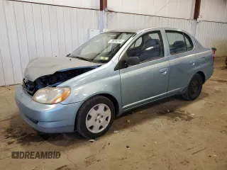 2000 Toyota ECHO with VIN JTDBT1231Y0088548, listed as a Copart auction lot 75039254 with 134,318 mi miles and Salvage Title. Bid and sale history available at carsss.com. Image 1.