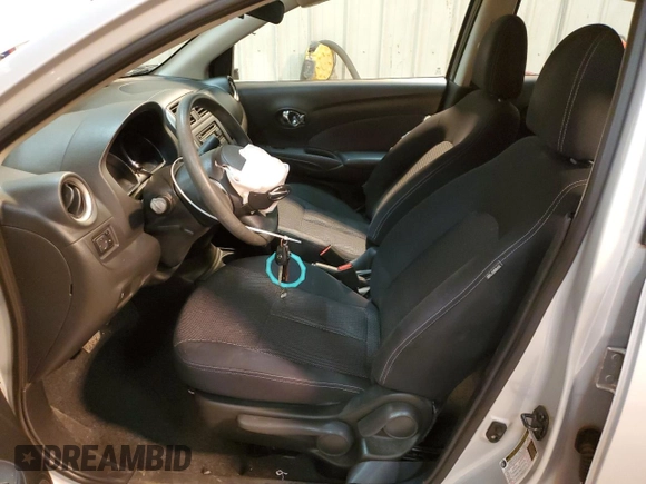 2014 Nissan Versa SV with VIN 3N1CN7AP4EK462163, listed as a Copart auction lot 50093255 with 46,680 mi miles and Salvage Title. Bid and sale history available at DreamBid. Image 7.