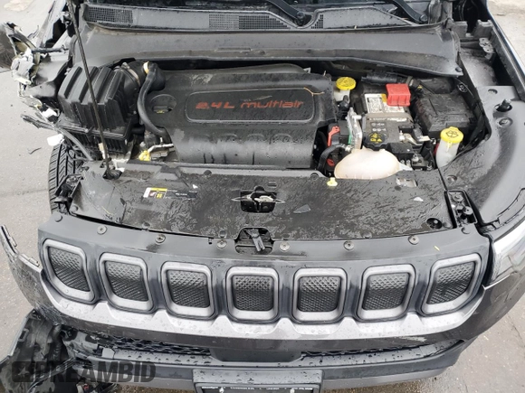 2022 Jeep Compass Trailhawk с VIN 3C4NJDDB4NT199957, выставлен на аукционе Copart как лот 48249455 с пробегом 29 657 миль миль и Списание • Salvage title. История ставок и продаж доступна на DreamBid. Изображение 12.