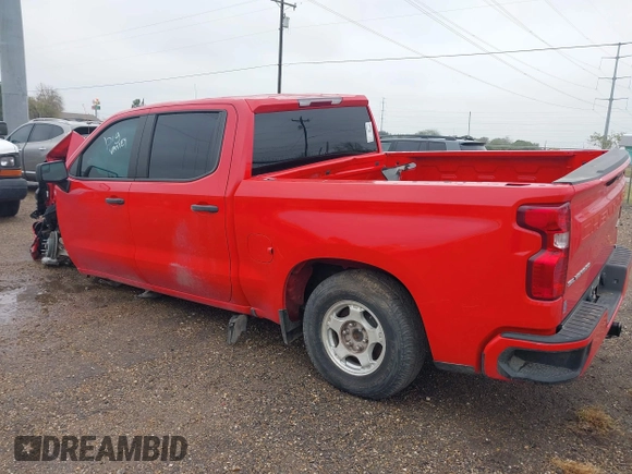 2022 Chevrolet Silverado 1500 Custom with VIN 1GCPABEK2NZ644359, listed as a IAAI auction lot 41312010 with Not Provided miles and . Bid and sale history available at DreamBid. Image 3.