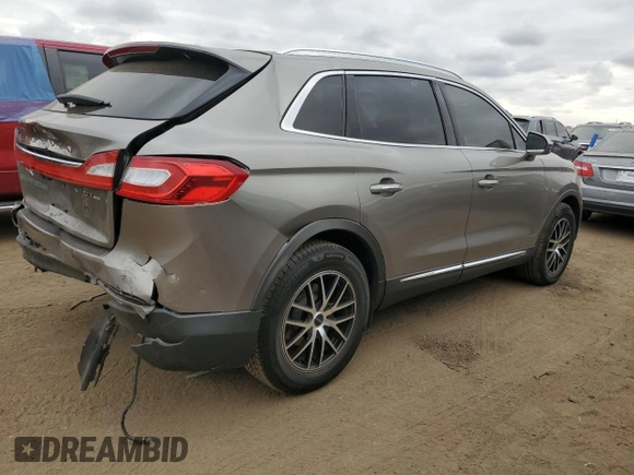 2017 Lincoln MKX Select with VIN 2LMPJ8KPXHBL13541, listed as a Copart auction lot 77139904 with 99,831 mi miles and Salvage Title. Bid and sale history available at carsss.com. Image 3.