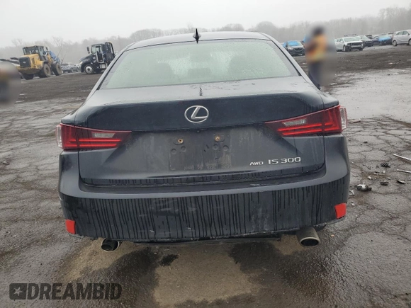 2016 Lexus IS 300 with VIN JTHCM1D23G5004476, listed as a Copart auction lot 49593495 with 222,517 mi miles and Salvage Title. Bid and sale history available at carsss.com. Image 6.