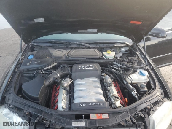 2009 Audi A8 L 4.2L with VIN WAUMV94E59N001610, listed as a Copart auction lot 85140274 with 116,332 mi miles and Salvage Title. Bid and sale history available at carsss.com. Image 11.