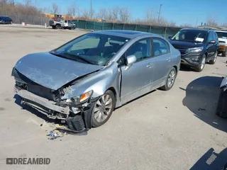 2010 Honda Civic Sdn EX with VIN 19XFA1F84AE026748, listed as a IAAI auction lot 41757095 with 189,325 mi miles. Bid and sale history available at carsss.com. Image 2.