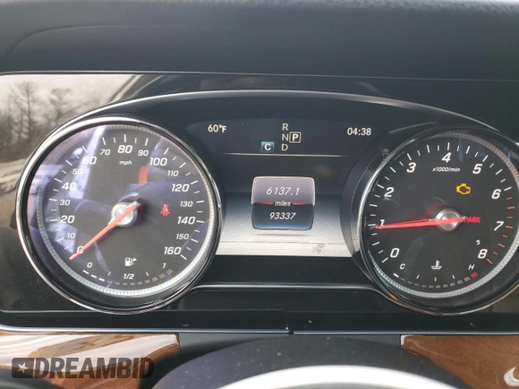2017 Mercedes-Benz E 300 Luxury with VIN WDDZF4KB5HA113658, listed as a Copart auction lot 53460855 with 93,337 mi miles and Salvage title. Bid and sale history available at DreamBid. Image 9.