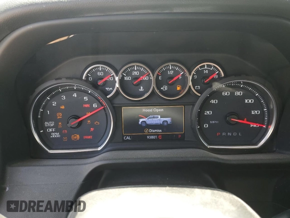 2020 Chevrolet Silverado 1500 LT with VIN 1GCVWCED6LZ184684, listed as a Copart auction lot 59085174 with 93,801 mi miles and Salvage Title. Bid and sale history available at DreamBid. Image 9.