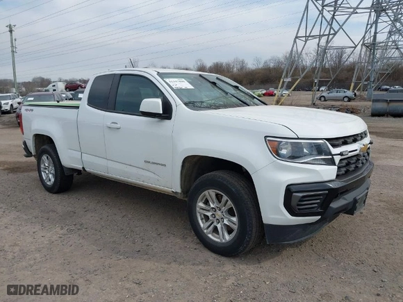 2021 Chevrolet Colorado 4WD LT with VIN 1GCHTCEA1M1253177, listed as a IAAI auction lot 41447800 with NaN miles. Bid and sale history available at carsss.com. Image 1.