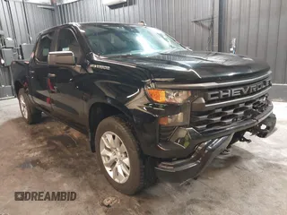 2023 Chevrolet Silverado 1500 Custom with VIN 3GCPDBEK7PG165087, listed as a IAAI auction lot 41667166 with 12,335 mi miles and . Bid and sale history available at DreamBid. Image 1.