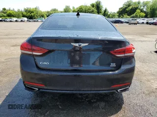 2017 Genesis G80 3.8L with VIN KMHGN4JE9HU175302, listed as a Copart auction lot 59144765 with 133,609 mi miles and Salvage title. Bid and sale history available at DreamBid. Image 6.