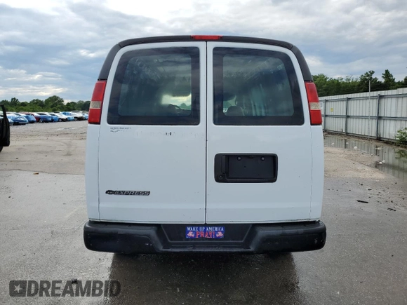 2008 Chevrolet Express Cargo with VIN 1GCGG25C781137094, listed as a Copart auction lot 56494395 with 100,037 mi miles and Salvage title. Bid and sale history available at DreamBid. Image 6.