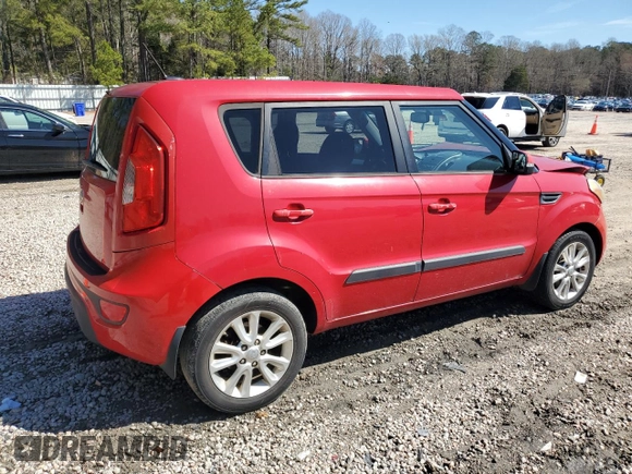 2012 Kia Soul + with VIN KNDJT2A68C7460108, listed as a Copart auction lot 50516215 with 183,071 mi miles and Salvage Title. Bid and sale history available at carsss.com. Image 3.