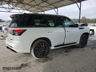 2025 Infiniti QX80 AUTOGRAPH with VIN JN8AZ3CC3S9601746, listed as a Copart auction lot 78186414 with 1,235 mi miles and Salvage Title. Bid and sale history available at carsss.com. Image 3.