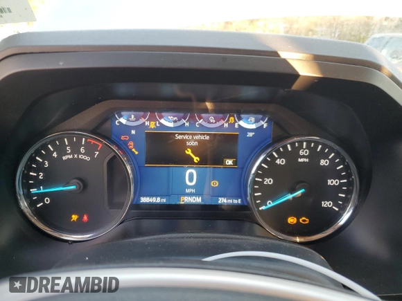 2022 Ford Expedition Max XLT z VIN 1FMJK1HT4NEA58816, wystawiony jako Copart lot #42107025 z przebiegiem 38 849 mil mil oraz Szkoda całkowita • Salvage title. Historia ofert i sprzedaży dostępna na DreamBid. Obrazek 9.
