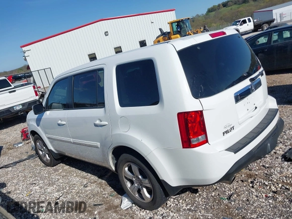 2013 Honda Pilot EX-L with VIN 5FNYF3H57DB022202, listed as a IAAI auction lot 42019419 with 137,680 mi miles and . Bid and sale history available at DreamBid. Image 14.