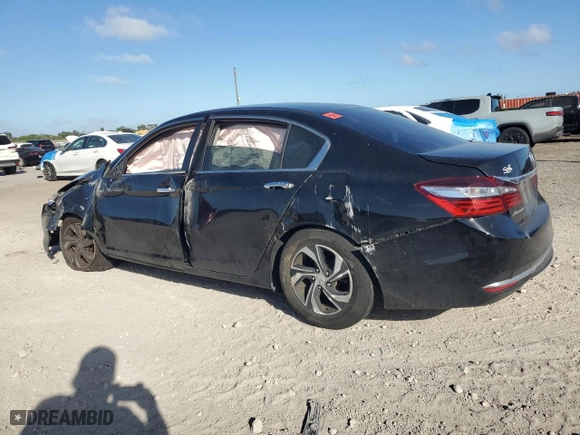2017 Honda Accord Sedan LX with VIN 1HGCR2F3XHA230099, listed as a Copart auction lot 45278435 with 156,405 mi miles and Salvage Title. Bid and sale history available at carsss.com. Image 2.