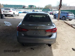 2020 Infiniti Q50 3.0t LUXE with VIN JN1EV7ARXLM254991, listed as a IAAI auction lot 41688390 with 55,873 mi miles. Bid and sale history available at carsss.com. Image 16.