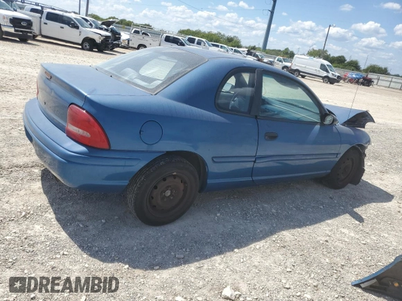 1998 Plymouth Neon Competition z VIN 1P3ES42C6WD726557, wystawiony jako Copart lot #71282324 z przebiegiem 182 489 mil mil oraz Szkody całkowita. Historia ofert i sprzedaży dostępna na DreamBid. Obrazek 3.